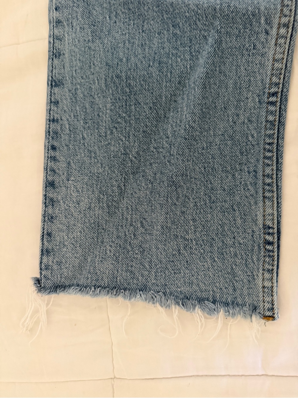 Topshop Light Blue Straight Jeans - Picture 2 of 4
